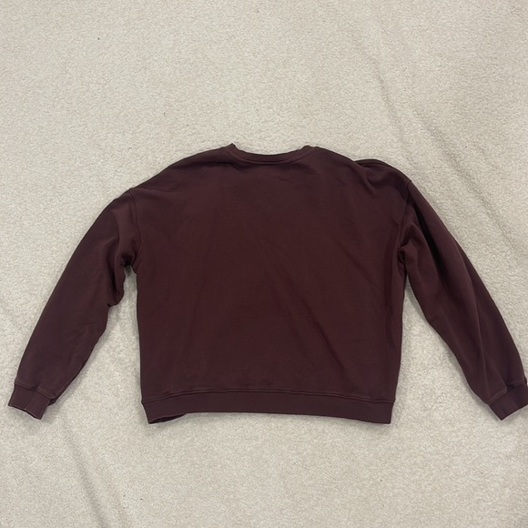 H&M - Oversized Pullover Sweater - Plum (size large) - Picture 8 of 10